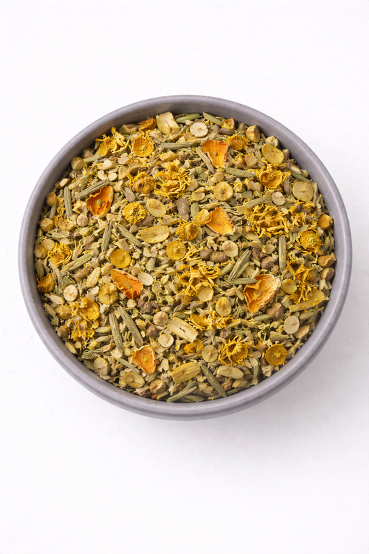 Manifestation Tea | Ginger, Lemongrass & Citrus Herbal Blend (Caffeine-Free)