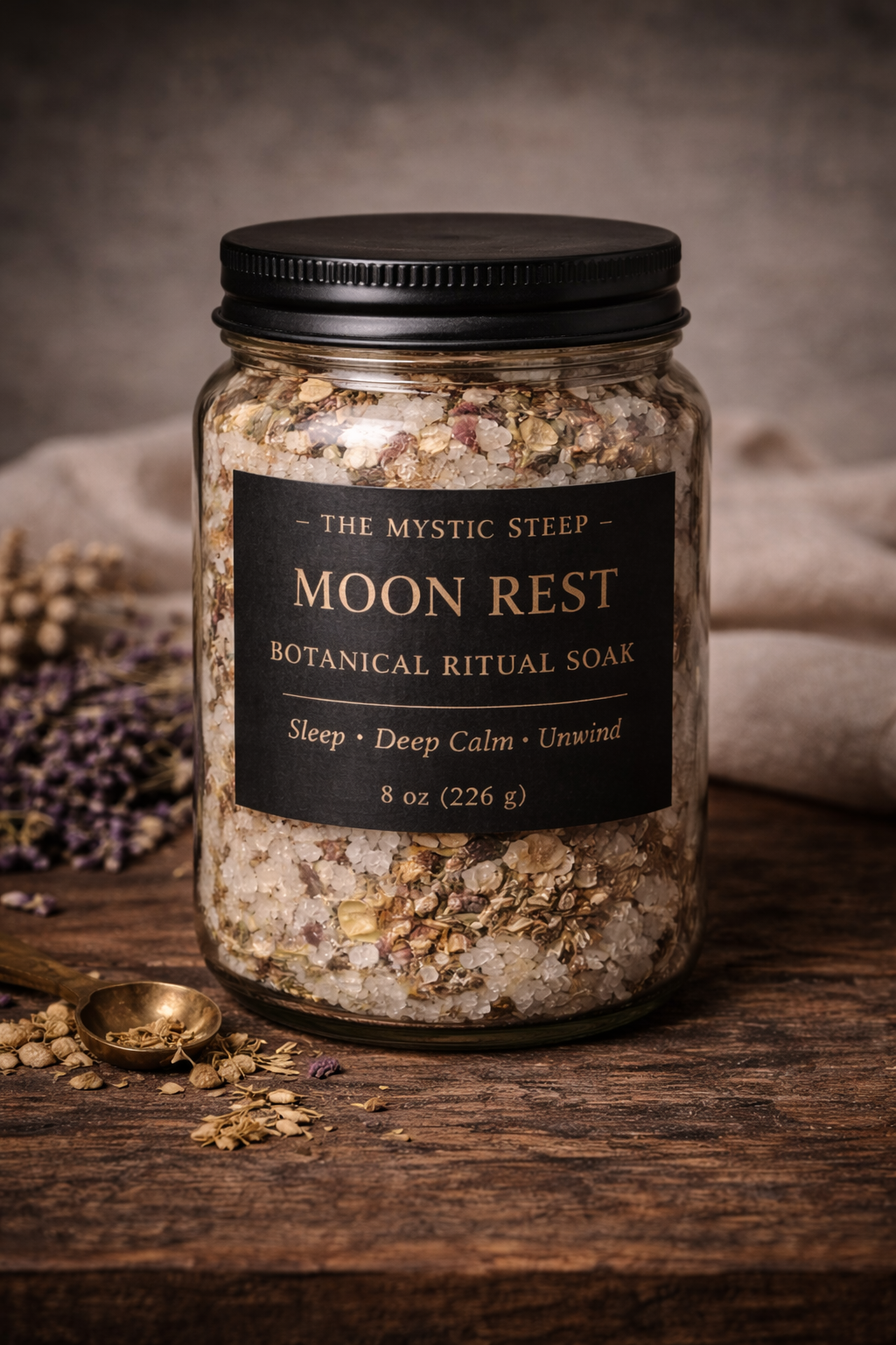 Moon Rest Ritual Bath Soak | Sleep & Deep Calm Herbal Bath