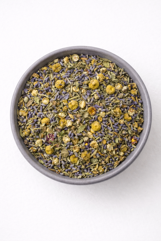 Moon Rest Herbal Tea | Calming Lavender & Chamomile Sleep Blend (Caffeine-Free)