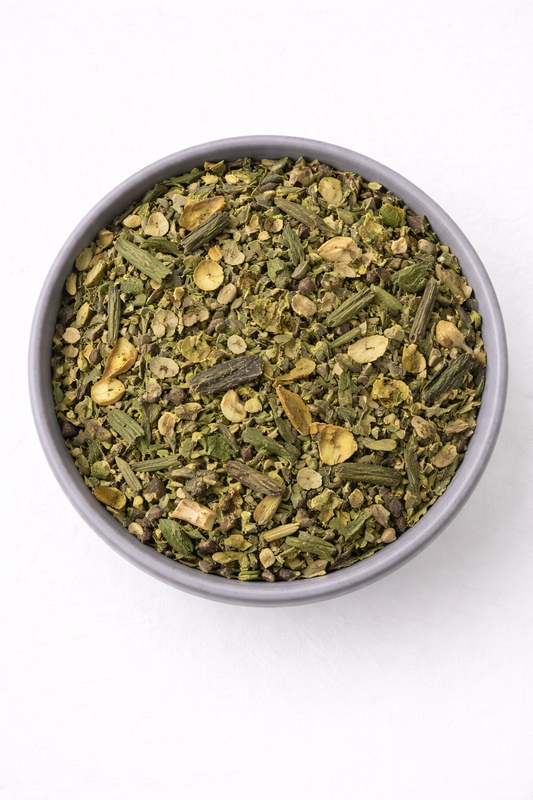 Solar Focus Herbal Tea | Energy & Mental Clarity Blend (Contains Caffeine)